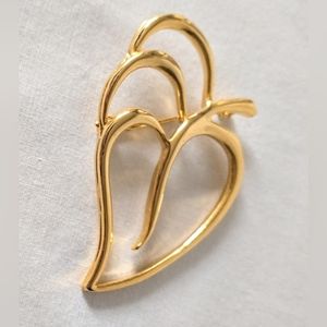 Vintage Art Nouveau Star Brooch